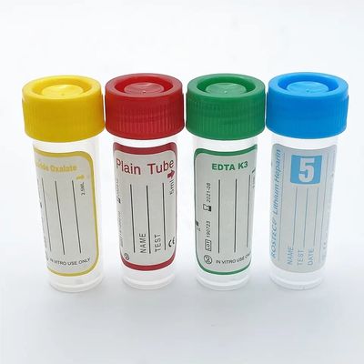 Kwaliteit  Non Vacuum Blood Tube Sterile Disposable Pediatric Micro Edta Blood Sample Capillary Serum Collection Fabriek