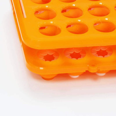50 Well Plastic Multifunction Test Tube Holder Rack With Silicone