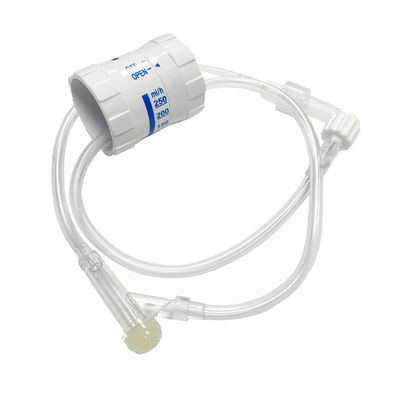 Y van de de Infusietransfusie van de Injectiehaven DEHP de Vrije Beschikbare Vastgestelde Stroom Rate Setting