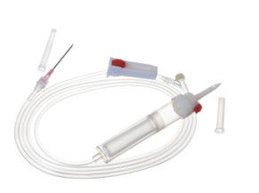 Eenmalige bloedtransfusie set met hypodemische naald Luer Lock connector