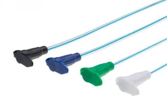 Medische pvc-4-22FR Voedingssonde Beschikbare Rechthoekige Buis met het Veelkleurige Merken