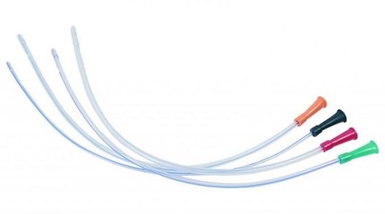 Catheter van de Catheternelaton van Ce ISO de Medische Beschikbare Silicone Met een laag bedekte met Normale Ogen