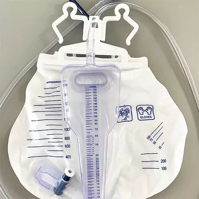 Beschikbare van de de Zakurine van de Urinedrainage van het de Metersysteem Medische Externe de Urinezak 2000ml