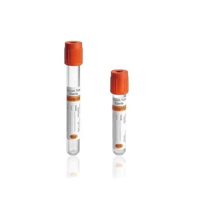 Pro-coagulatiebuis Type PET- of glasmateriaal Gesteriliseerde vacuümbloedafnamebuis