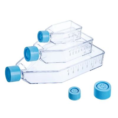 De steriele Plastic Fles van de Celcultuur met Geluchte de Cultuurfles T25 T75 T175 van de Dekkingscel