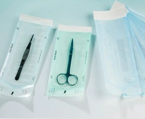 5.7 Cm X 13 Cm Medische steriele zak Tandheelkundige verpakking Peel Pack Zelfdichting gebruikt voor het steriliseren van tandheelkundige medische instrumenten