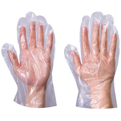 Plastic polyethyleen HDPE PE helder wegwerphandschoenen voor ziekenhuis en huishouden