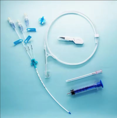 Centrale veneuze katheter Triple Lumen Medische CVC Kit voor medicatie toediening en controle van de centrale veneuze druk